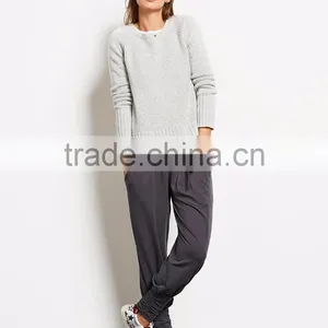 Grey Ladies Sweater Designs Pictures Sweater Women Fashionable Knitwear 2016 thumbnail-2