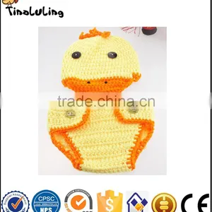 NPT38 Tinaluling Woolen Baby Photography Prop Duck 2pcs Photo Props for Newborn thumbnail-1