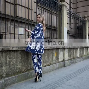 Ladies's Casual Suit Print Suit for Young Lady Fashion Jacket and Pant thumbnail-2