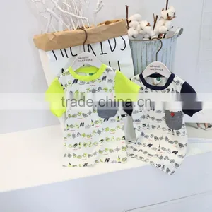 Boutique Children's Clothing Cartoon O-neck T-shirt Boys Korean Printing Pure Cotton T-shirt thumbnail-2