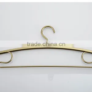 Hot Selling Dress Hanger Wholesale Metal Bra Hanger Clothes Copper Hanger thumbnail-1