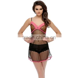 Sultry Baby Doll in Black thumbnail-1