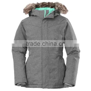 High Quality Waterproof Kids Faux Fur Parka With Snap Hand Pockets and Inset Elasticized Waistbelt thumbnail-2