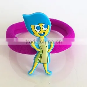 Inside Out Cartoon Characters Decorative Elastic Hair Tie for Kids thumbnail-3