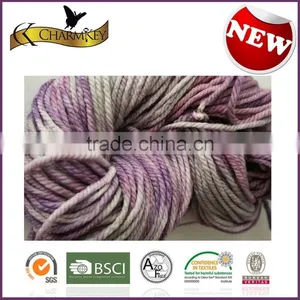 Various Mixed Color Super Soft 100 Merino Wool Knitting Yarn Environmental Dyed Made In China thumbnail-1