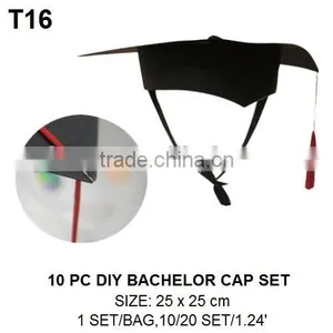10 Pcs Papaer Craft DIY White Cardboard Hat thumbnail-3