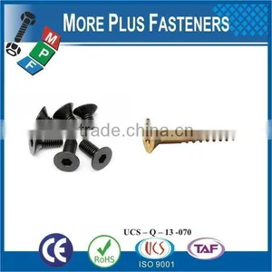 Taiwan M3 M12 M3-0.5 x 16mm Slotted Drive Cheese Head Grade A2 Stainless Steel Machine Screw With Hex Double Lock Washer Square thumbnail-4