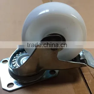 3inch Shopping Cart Swivel Scaffold Caster Wheel With Brake for Trailers thumbnail-2