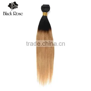 Black Rose Sew in Human Hair Weave Ombre Hair, 100% Ombre Human Braiding Hair Extensions thumbnail-6