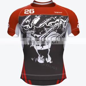 New Design Blank Sublimation Wholesale Women Rugby Jerseys thumbnail-1