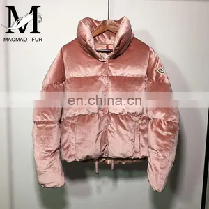 China Clothing Factory High Quality Duck Feather Lady Womens Winter Down Jacket thumbnail-1