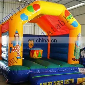 Colorful Inflatable Clown Castle for Sale JC049 thumbnail-1