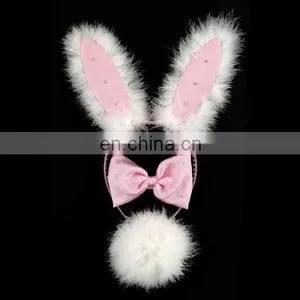 Party Carnival Funny Easter Rabbit Bunny Headband Ear Headdress Set PH-0002 thumbnail-1