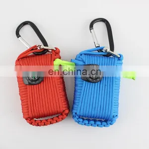 A025 Survival Bracelets Survival Tool Kit Rescue Parachute Cord Wristbands Emergency Rope Buckle thumbnail-2