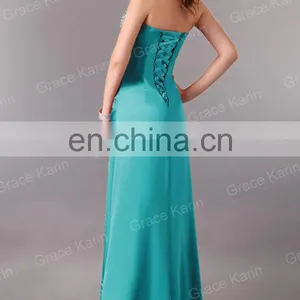 Grace Karin Sexy Women's Long Stunning Strapless Prom Dresses Wholesale CL2588 thumbnail-6