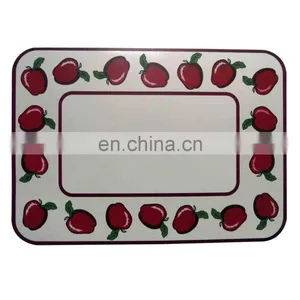 Custom Shape Size Design Printing Clear Plastic Placemat thumbnail-1