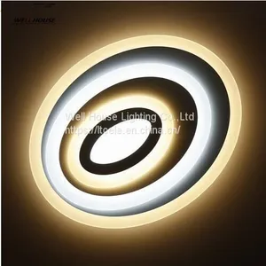 Modern LED Chandelier Lights Lamp 24w-108w Dinning Room/bedroom Acrylic+Metal Dimmable Pandent Hanging Chandelier thumbnail-5