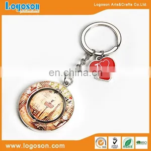 Loverly Ocean Wold Epoxy Fish Printing Metal Keychain Keyrings thumbnail-6