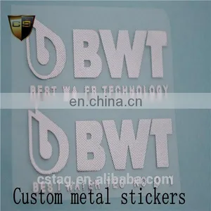 Customized Gilded Metal Car Sticker Gold Silver Black Red thumbnail-2
