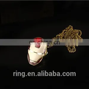 Avengers Necklace Chain Cartoon Pocket Watch Fashion Iron Man Superman Men Women Gifts thumbnail-4