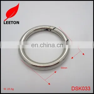 Factory Supply Zinc Alloy Strong Round Carabiner Hook thumbnail-4