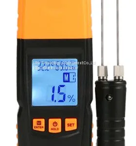 LM162 Split Type Handheld Digital Wood Moisture Meter With Probe thumbnail-1