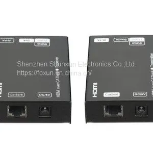 60m HDMI Extender Over Single Cat5e/6 Cable Support 3D,IR thumbnail-1