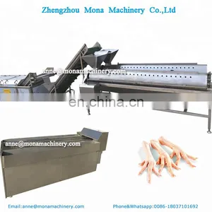 Hot Sale Automatic Chicken Feet Processing Line / Chicken Paws Production Line thumbnail-1