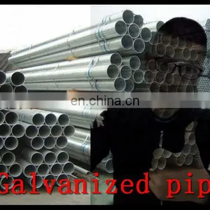 China Zinc Coated /galvanized Round Steel Pipe With Good Price Manufacture thumbnail-4