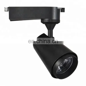 Modern Adjustable Magnetic Aluminium Housing Dimmable Rail Cob 20w Led Track Light thumbnail-3