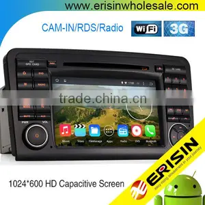 Erisin ES2511B 7" Auto Radio 2 Din Car DVD GPS With Android 4.4.4 Canbus for Mercedes X164 thumbnail-1