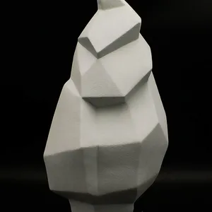 Modern Irregular Prism Ceramic Flower Vase/ Ornament thumbnail-2