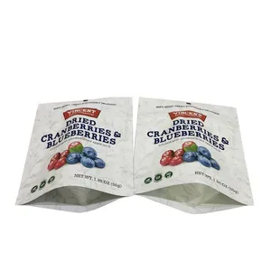 Doypack MOQ 100 Digital Printed Plastic Food Packaging Bag Resealable Mylar Stand up Pouch for Fruits thumbnail-2
