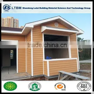 Exterior Wall Wood Grain Siding Panel for Buliding & Deceration Green,Environmental Material thumbnail-4