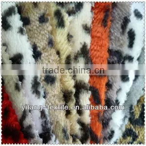 Polyester Printed Leopard Skin Fur Plush,faux Fur Plush thumbnail-5
