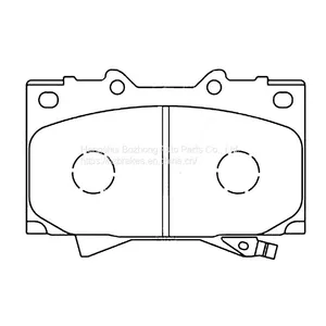 FMSI D772 Brake Pads 04465-60220 for Toyota Lexus thumbnail-2