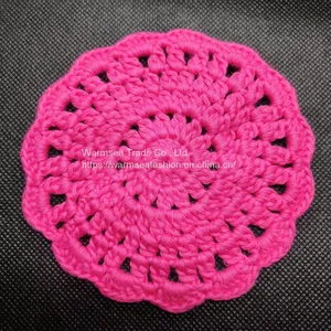 Handcraft Garment Accessories Handmade Red Green Blue Cotton Appliques thumbnail-1
