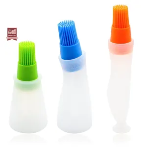 Kitchen Accessories Home and Kitchen Gadgets Silicone Kitchen Accessories Bbq Brush High Resistant 3 Styles Oil Brush Bottle thumbnail-1