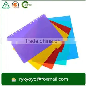 Office/school Statioanry a4 Size pp Plastic Colorful Index Card Divider With Tabs thumbnail-4