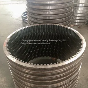 Slewing Bearing And Single Row Ball Slewing Bearing Ring For JCB Excavator thumbnail-5