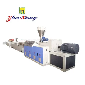 Low Price PVC PP PE Plastic and Wood Profile for Window and Door Profile Production Line Plastic Profile Making Machine thumbnail-1