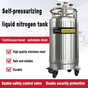 Colombia Pressurized Liquid Nitrogen Dewar KGSQ Liquid Nitrogen Storage Container thumbnail-1