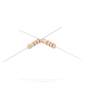 CF Resistor 0.5W 0.25W 1W 2W 3W 5W 0.1R To 10Mohm Resistance Customizable Carbon Film Resistor thumbnail-3
