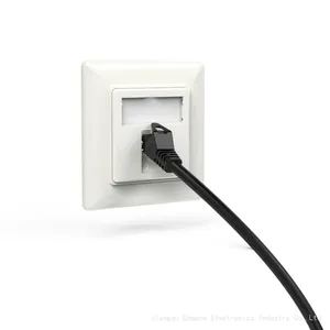 2 Port 3 Port STP Shileded Wall Plate For Modular Ethernet, A/V,Optical Fiber Keystone thumbnail-4