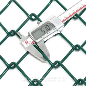 Pvc Coated Chain Link Fence/ Diamond Outdoor Metal Fencing/Steel Wire Fencing Project/ Safety and Strong Chain Link Fencing thumbnail-4