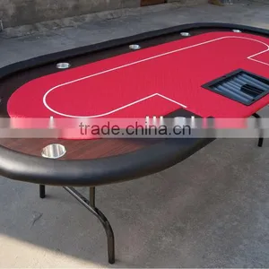 84"Texas Holdem Poker Table With High Speed Cloth thumbnail-1