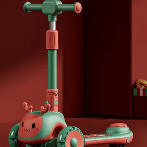 Scooter, Children's Four in One, Baby Can Sit, Slide, Push Handle, Universal Wheel Guardrail, Scooter Wholesale, Children's Scooter thumbnail-2