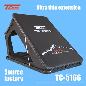 Extended Thin Roof Tent Factory Supplies Outdoor Camping Without Setting up SUV Car Mounted Aluminum Alloy Hardtop Tent thumbnail-3