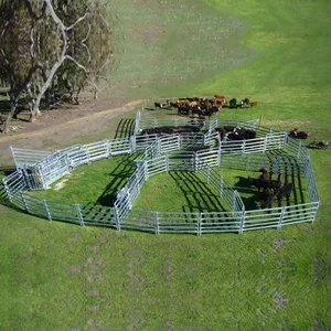 Heavy Duty Galvanized Metal Fence Panel for Raising Horse thumbnail-1