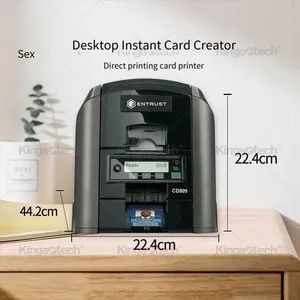Datacard Cd800 Card Printer for Gas Payment Cards, Employee id Cards, Campus id Cards, and Bank Social Security Cards thumbnail-2